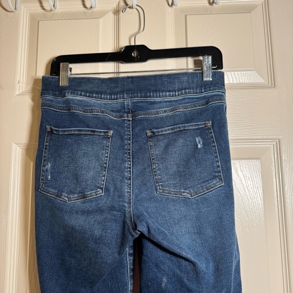 SPANX Dark Blue Skinny Jeans Size M - Picture 4 of 8